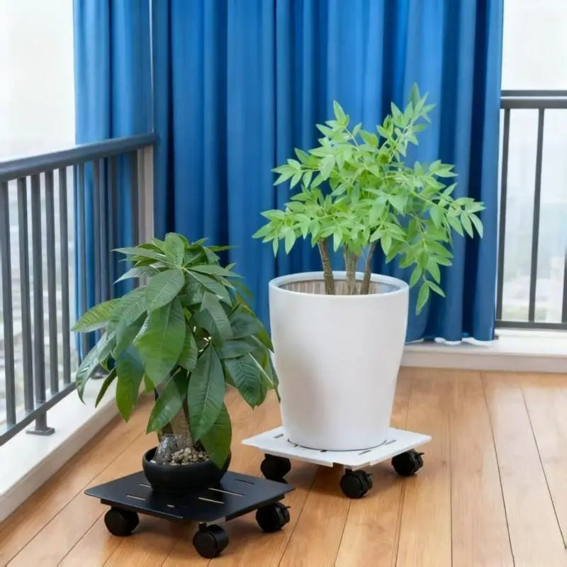 Mobile Plant Pot Tray with Wheels – Heavy Duty Rolling Trolley