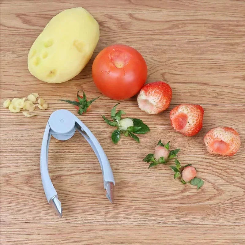 Stainless Steel Pineapple Eye Peeler & Strawberry Remover