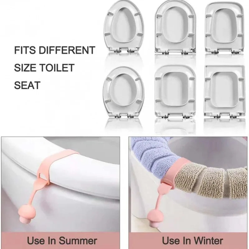10Pcs Silicone Toilet Seat Lifter No-Touch Lid Handle