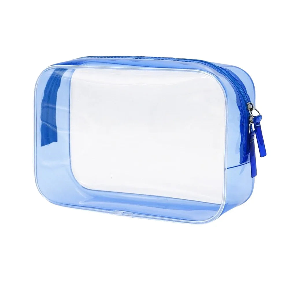 PVC Transparent Cosmetic Bag – Waterproof Travel Toiletry Bag