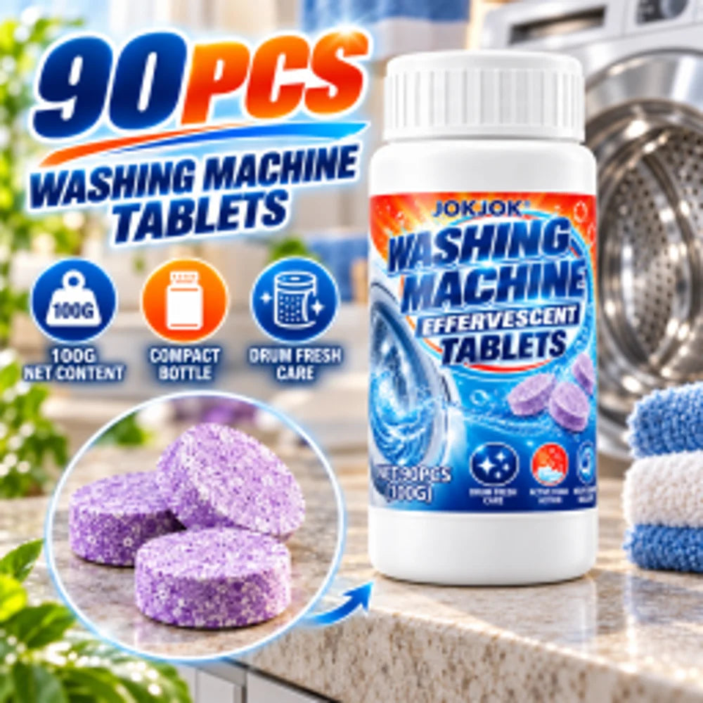 90PCS Washing Machine Cleaning Tablets – All Models | JOKJOK