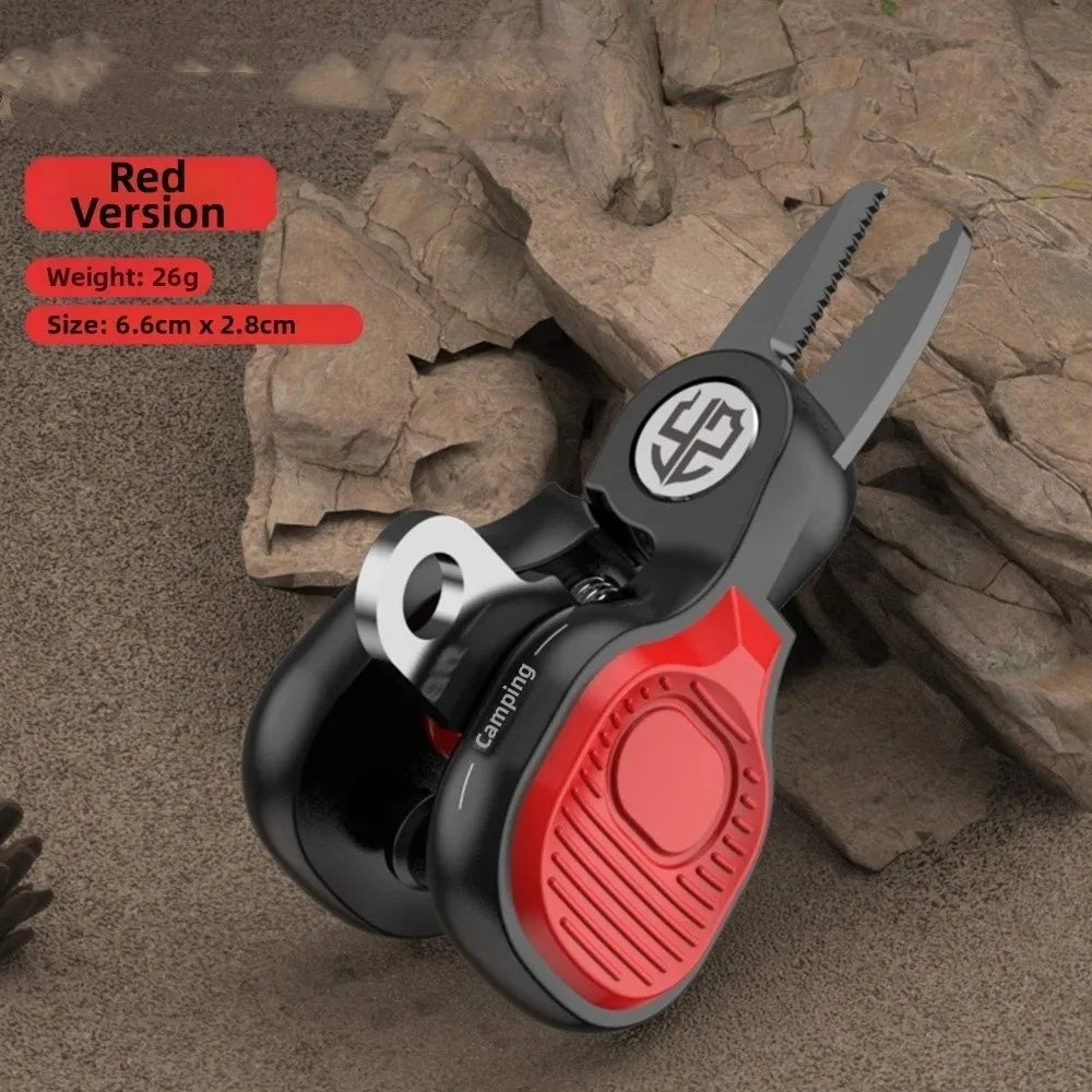Serrated Fishing Scissors Stainless Steel PE Line Cutter