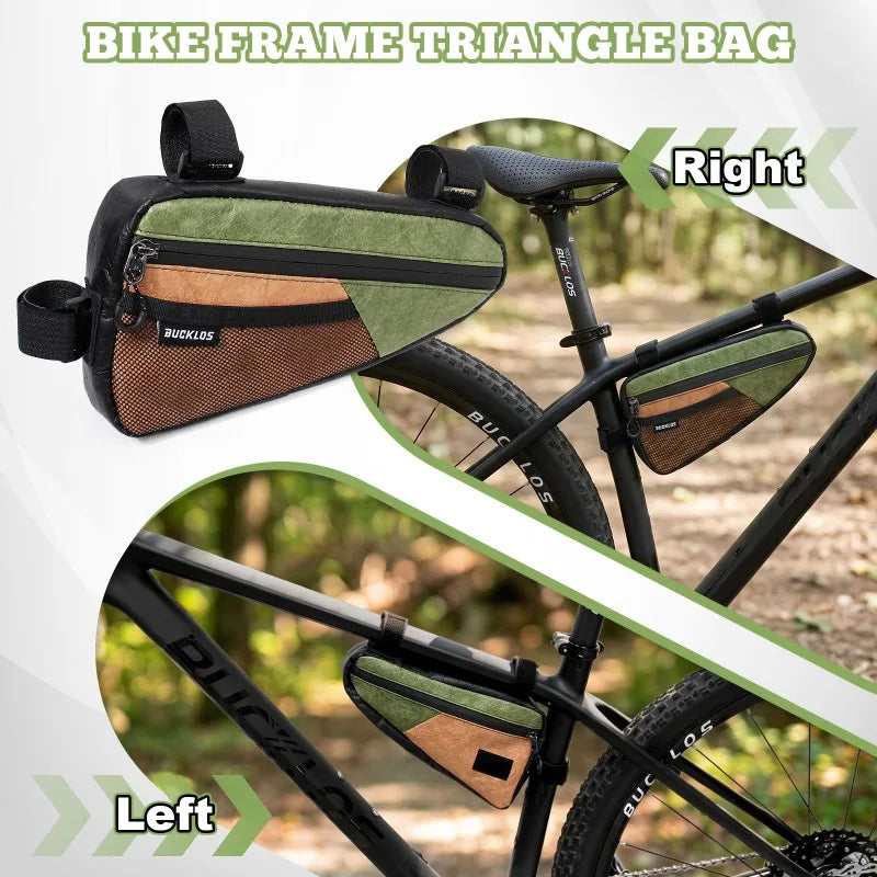 BUCKLOS Waterproof Bike Frame Triangle Bag – Ultralight