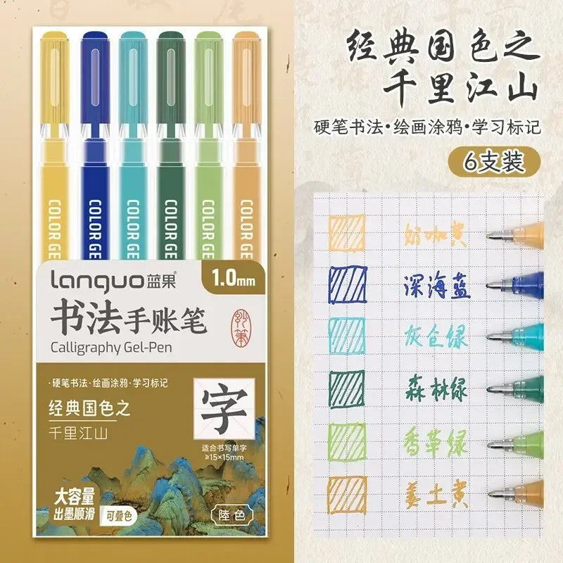 Glitter Gel Pen Set 162 Colors – 0.5mm & 1.0mm Art Pens