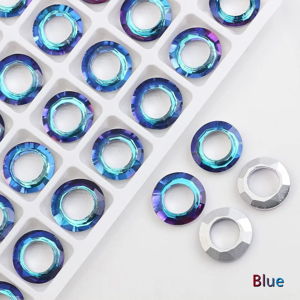 5PCS AB Crystal Round Glass Spacer Beads 14/20mm – DIY Jewelry
