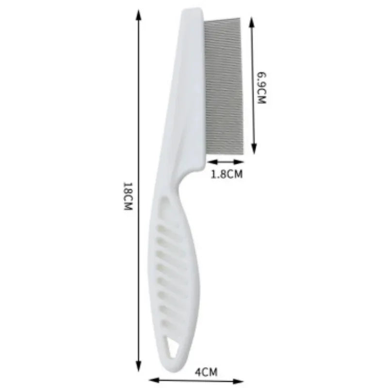 Pet Flea Comb Stainless Steel Dense Tooth for Cats & Dogs
