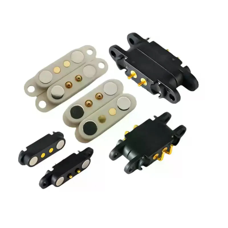 Waterproof 2-Pin Pogo Pin Connector 2.54mm 2A DC Power Pair