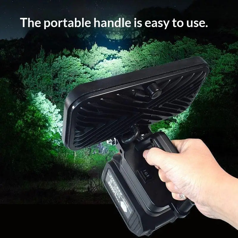 Portable LED Flashlight & Spotlight – Camping & Emergency