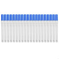 Refillable Empty Marker Pen Barrels – Transparent, Blue Cap