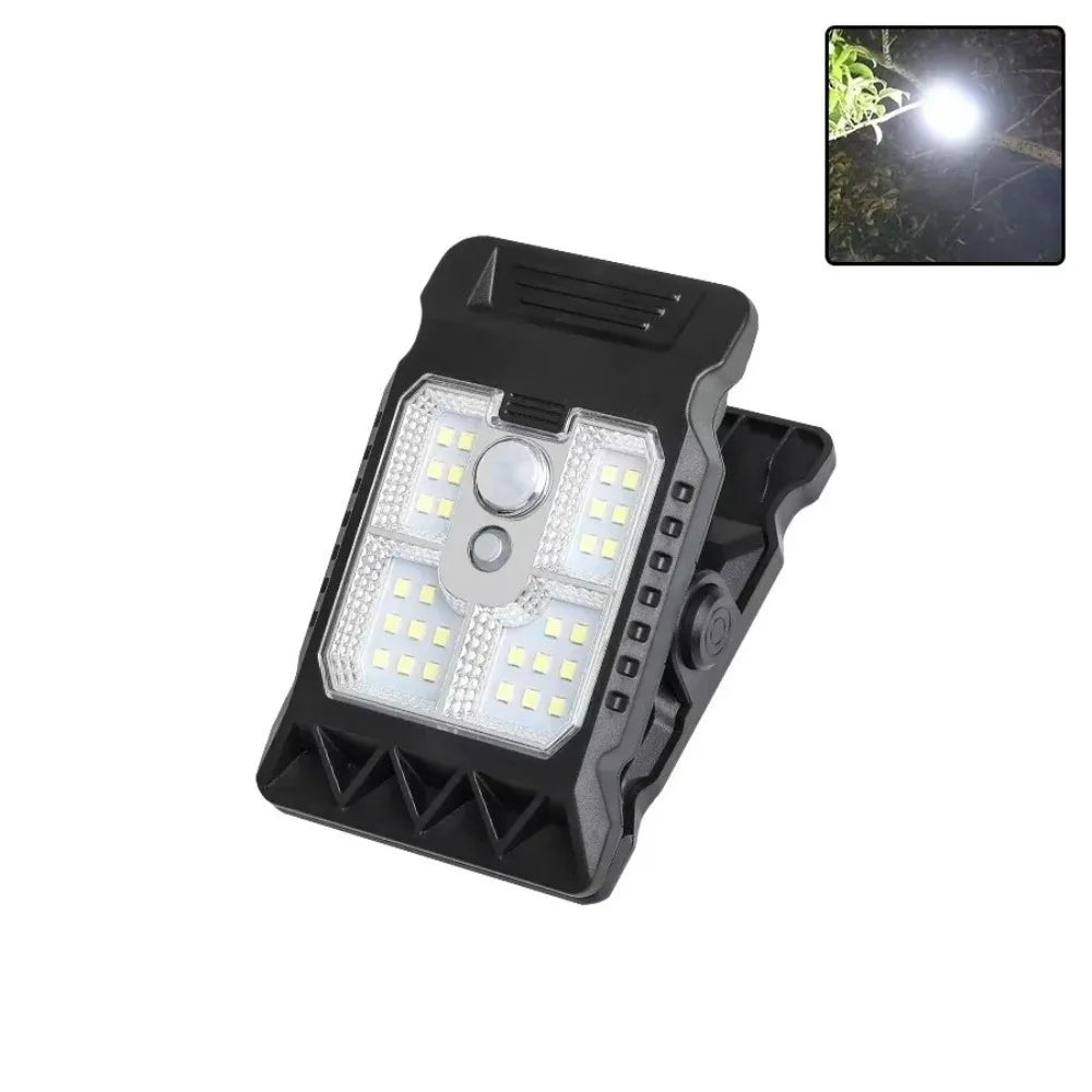 Solar Clip Light – 3 Modes Motion Sensor Waterproof LED Lamp