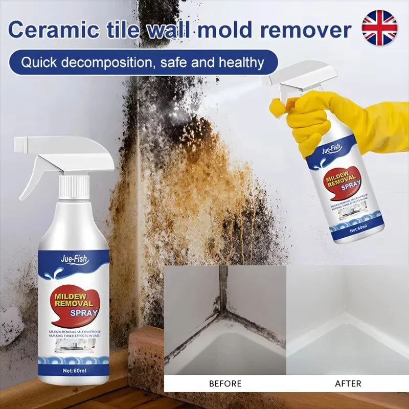 Jue-Fish Mold Remover Spray 60ml – Tiles, Kitchen & Bath