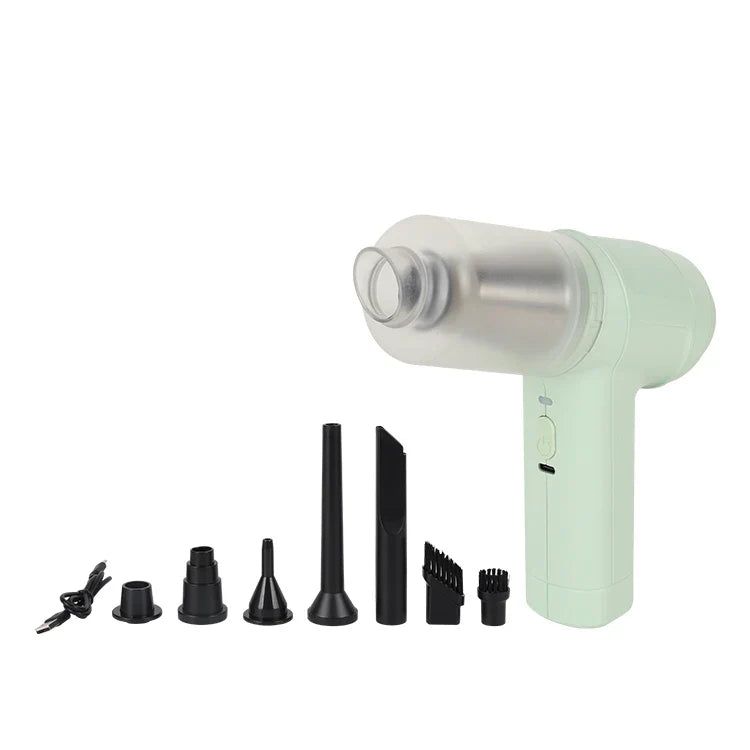Portable Mini Handheld Vacuum – 60W USB Rechargeable Car & Home