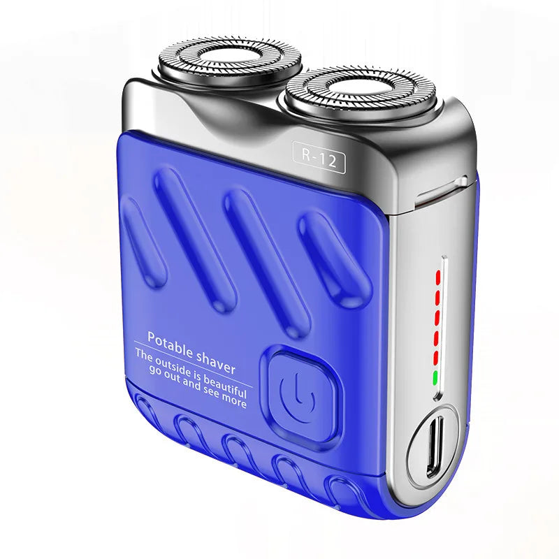 R-12 Mini Portable Electric Shaver – Wet & Dry Type-C Razor