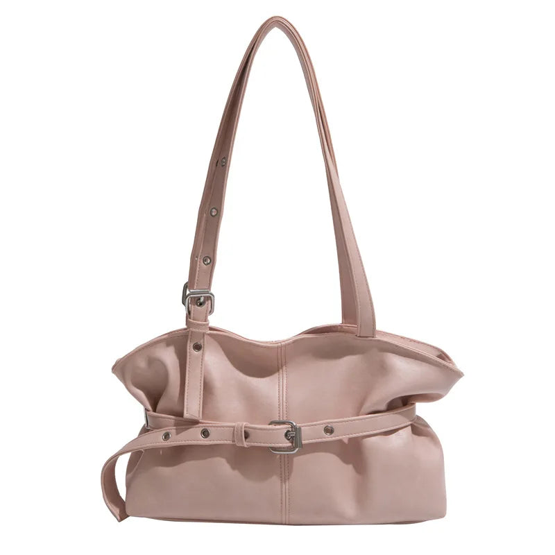 Nixie Women's Large Tote Shoulder Bag – PU Leather Handbag