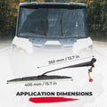 KEMIMOTO UTV Manual Windshield Wiper Kit – Polaris Can-Am
