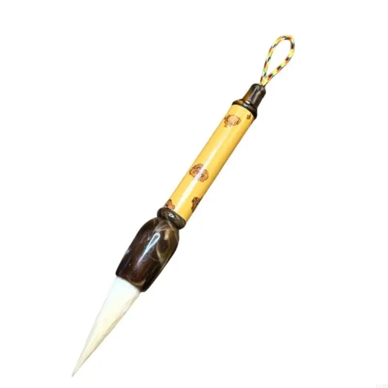 Mini Chinese Calligraphy Brush – Goat Hair Tip, Short Handle