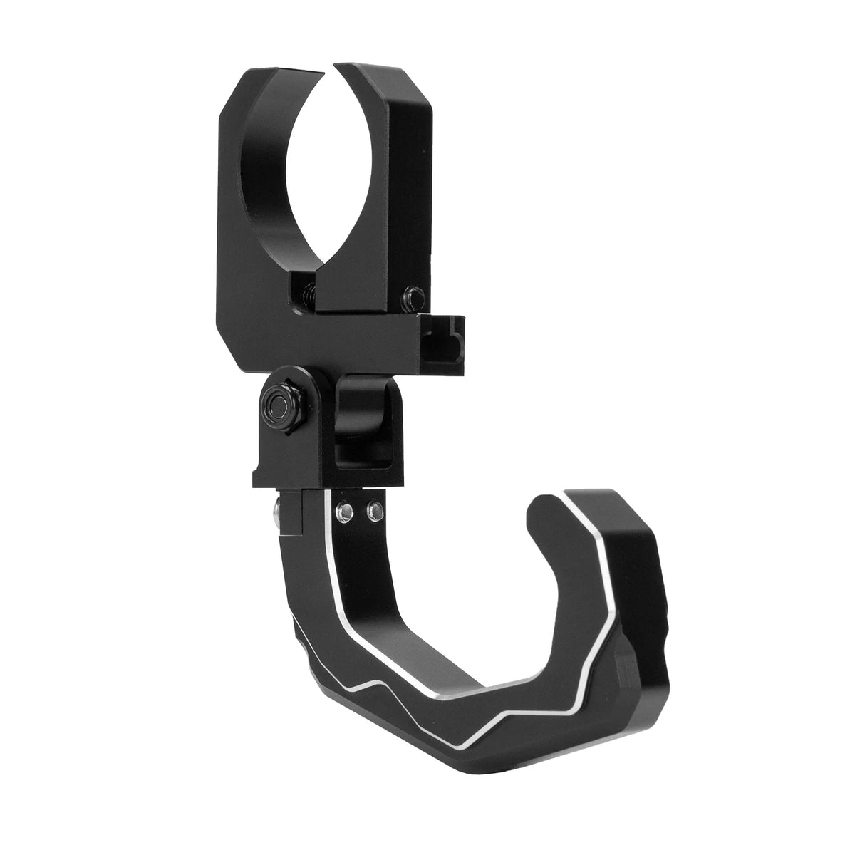 UTV Roll Cage Helmet Hook – Aluminum, Fits 1.6"–2" Roll Bars