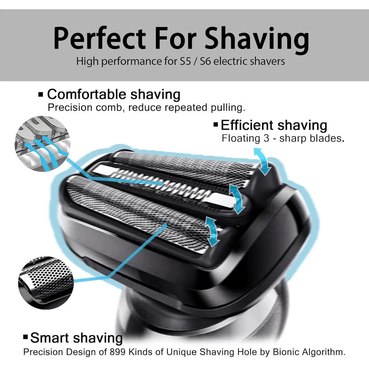 Replacement Cutter Head Series 5 & 6 Electric Shavers – 53B