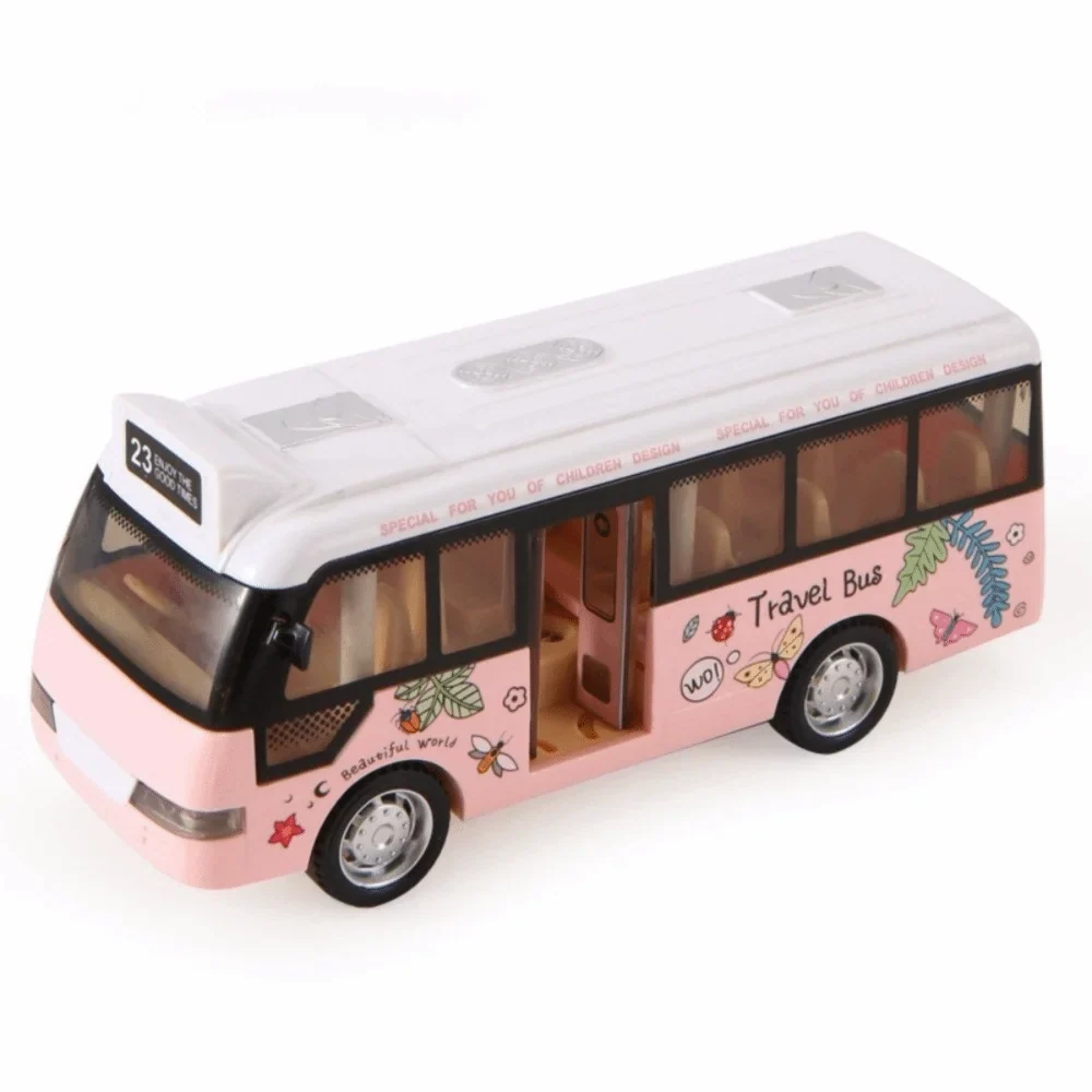 Interactive School Bus Toy – Lights, Sounds & Open Doors