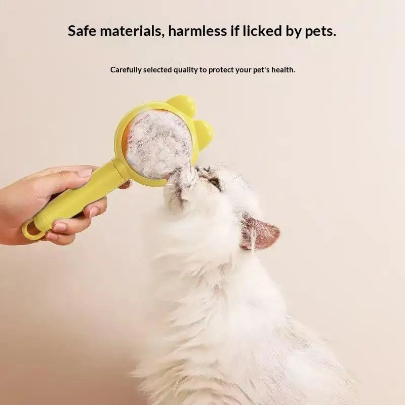 Self-Cleaning Pet Grooming Brush for Dogs & Cats