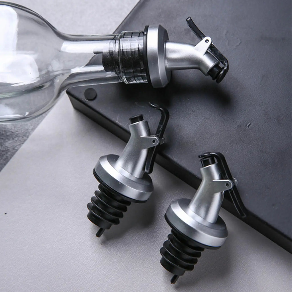 Olive Oil Pourer Spout – Press-Type Bottle Dispenser Cap