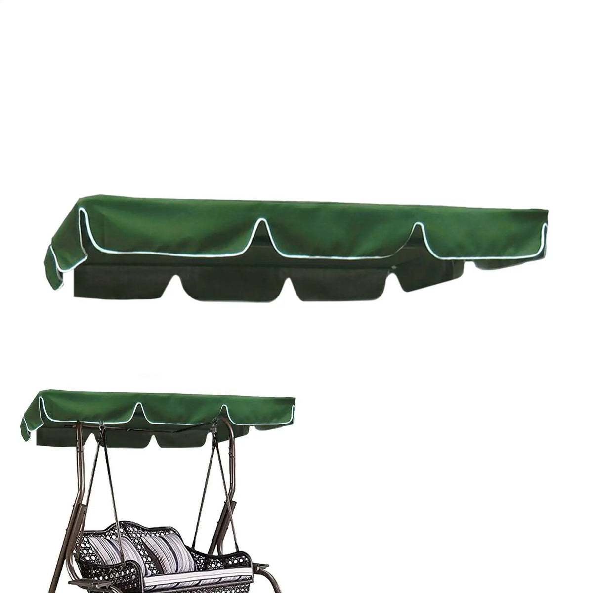 Porch Swing Canopy Replacement | UV-Resistant Sun Shade Cover