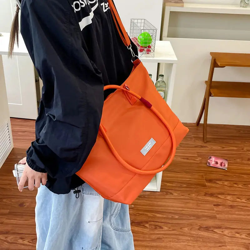 Nixie Large Nylon Tote Bag – Lightweight Waterproof Crossbody