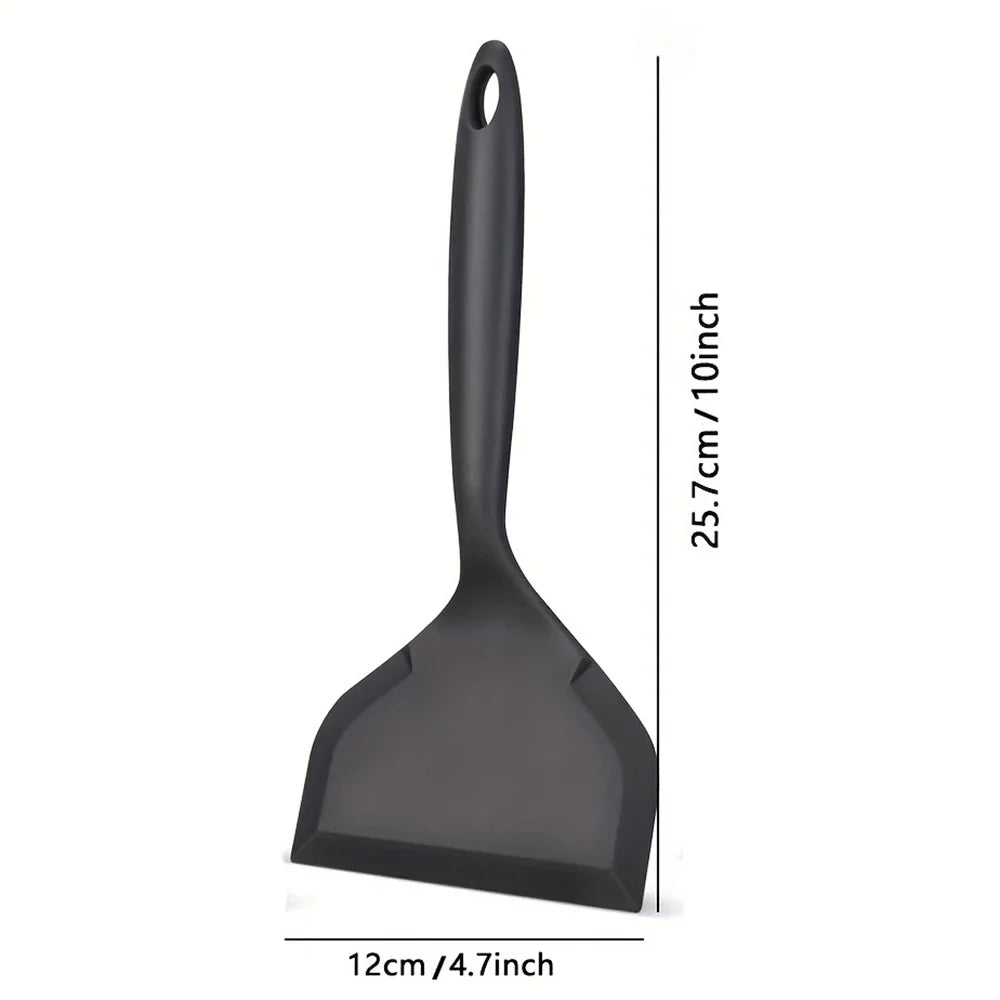 Wide Blade Silicone Spatula – Non-Stick Omelet Cooking Tool