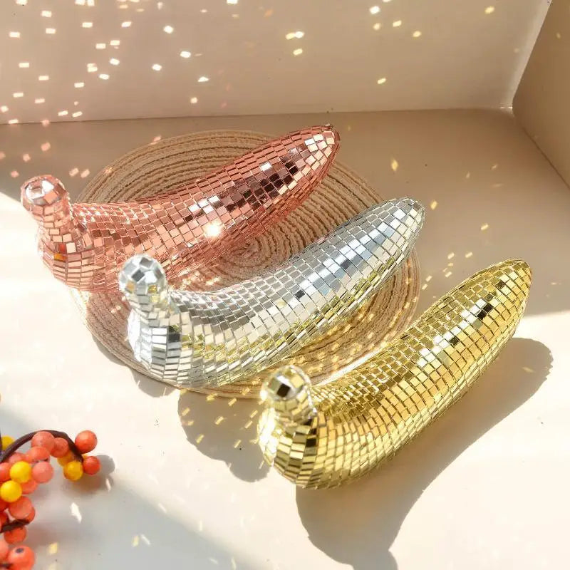 Miniature Fruit Disco Ball Mosaic Glass Ornament | Decor