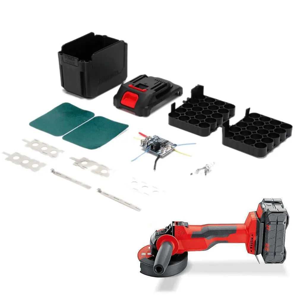 20-Cell 18650 Battery Case Kit – Makita Style ABS DIY Set