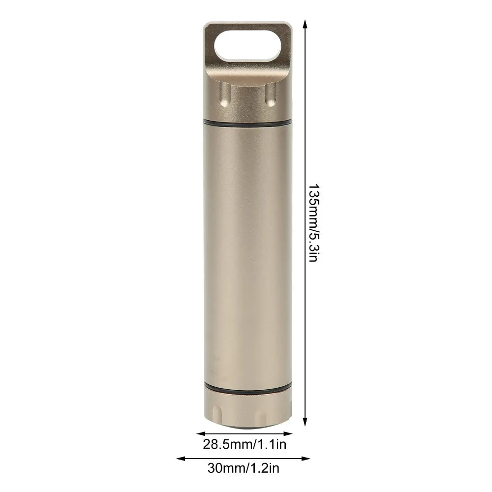 Aluminum Alloy Waterproof Pill Case – CNC Machined Portable