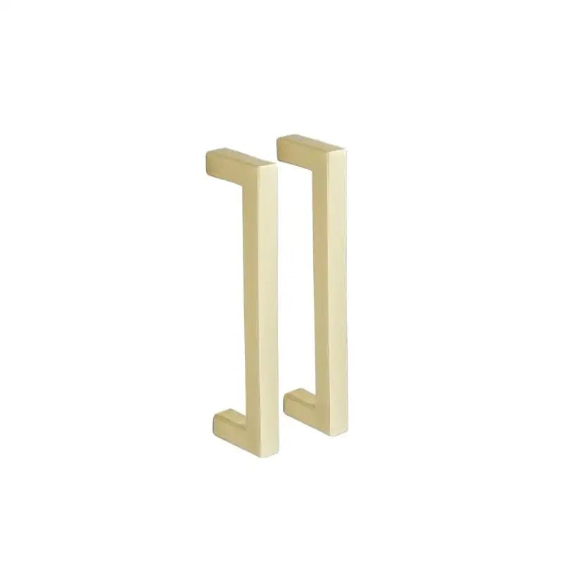 Black Square Cabinet Handles Aluminium Drawer Pulls 10–33CM