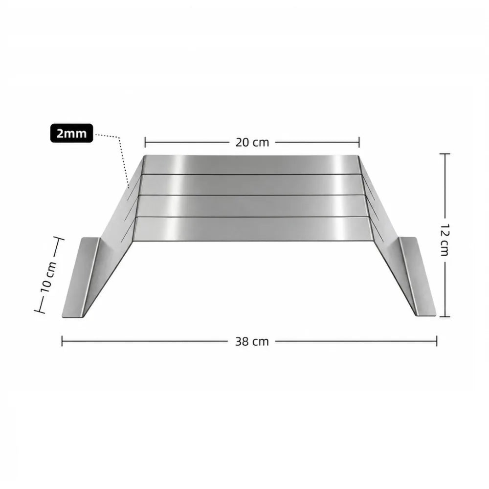 Stainless Steel Cutting Board & Pot Lid Holder Organizer
