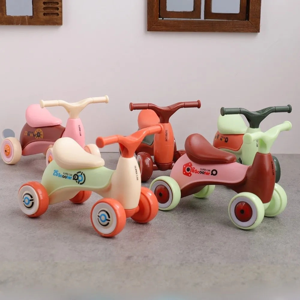 Miniature Plastic Scooter Dollhouse Decoration | Mini Balance Car