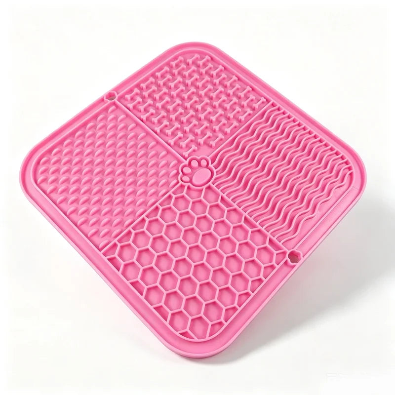Silicone Pet Licking Mat Slow Feeder for Dogs & Cats
