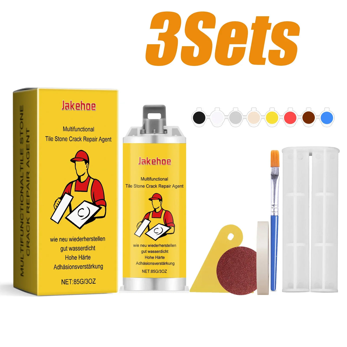 Tile & Stone Crack Repair Kit – Porcelain, Marble, Granite