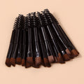 20Pcs Double-Ended Eyebrow Brush & Spoolie Lash Comb Set