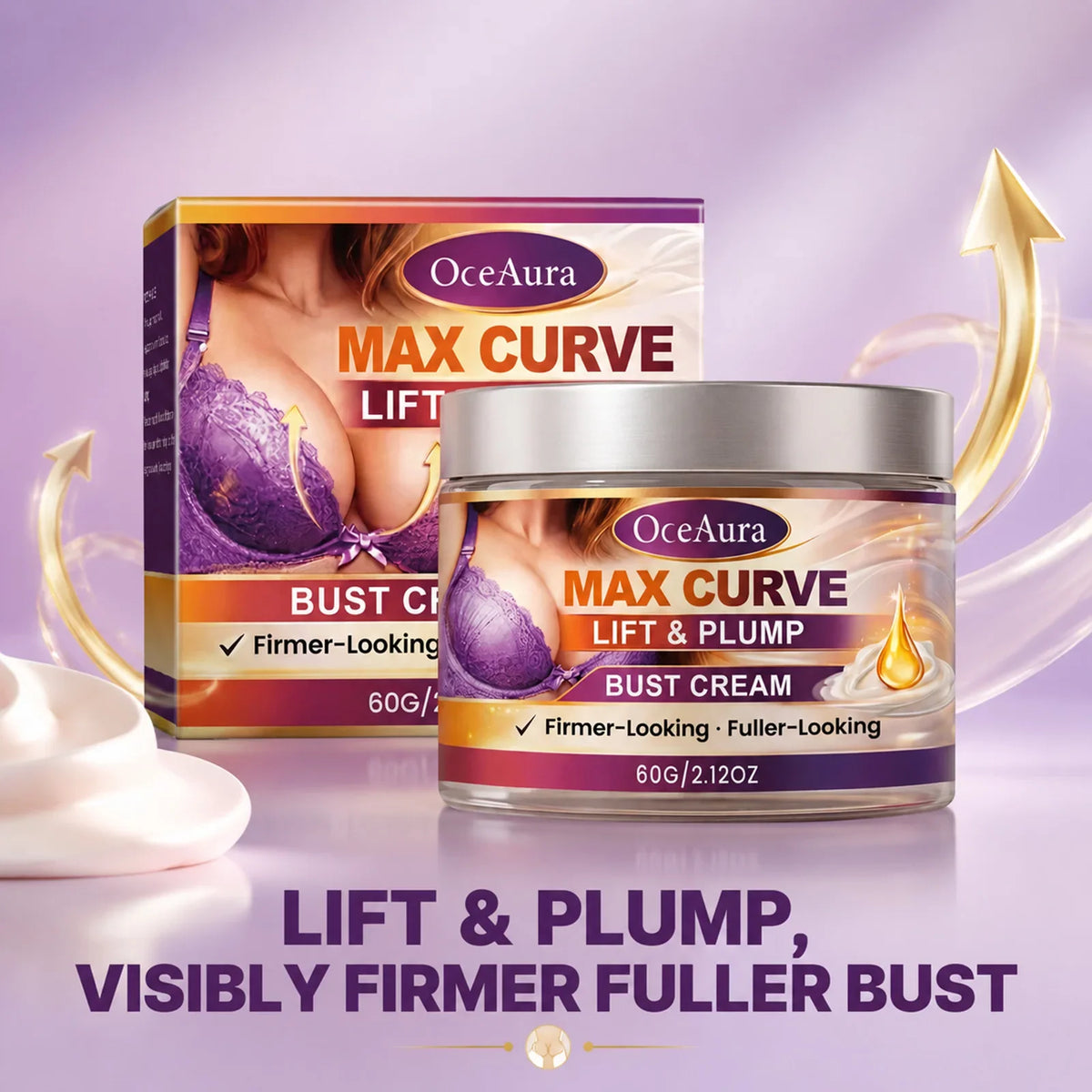 OceAura Bust Firming Cream – Lifting, Tightening & Moisturizing