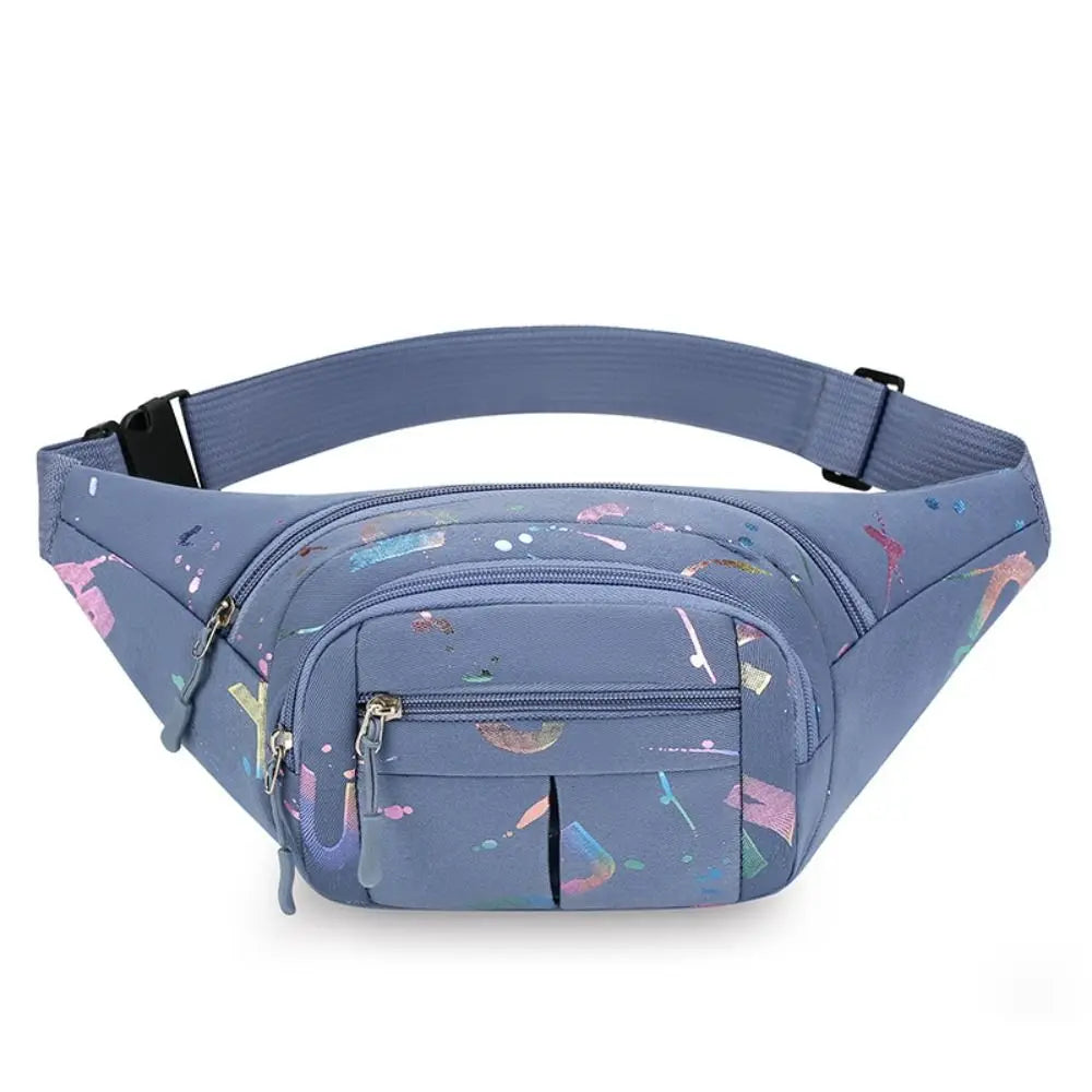 Women's Sport Waist Bag – Multi-Compartment Crossbody