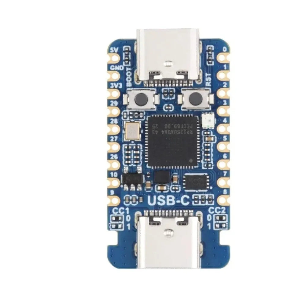 RP2350 Dual-Core USB-C Microcontroller Dev Board | ARM & RISC-V