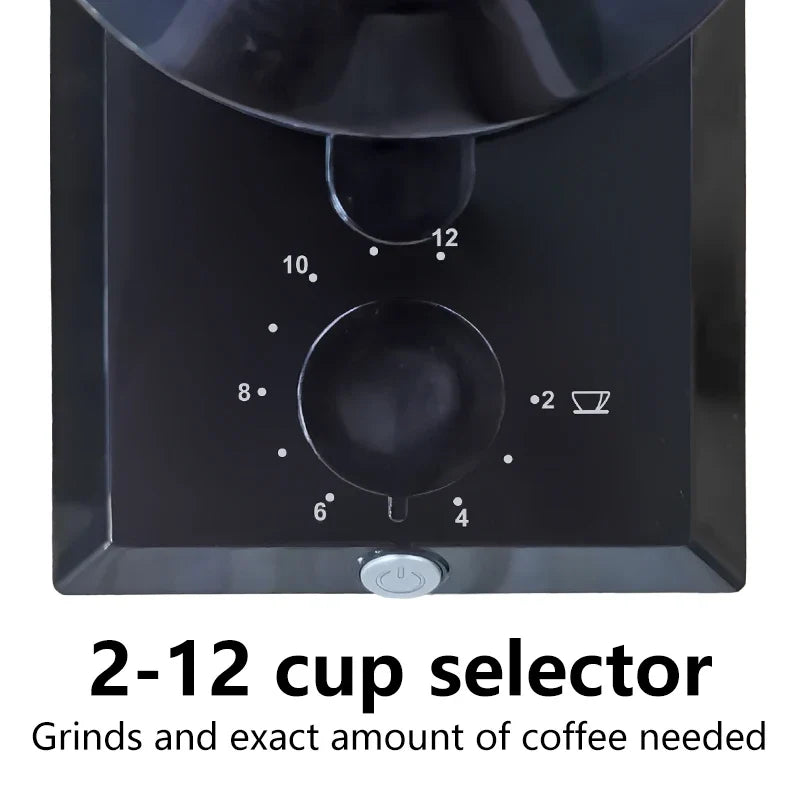 DUTRIEUX Electric Burr Coffee Grinder – 28 Grind Settings