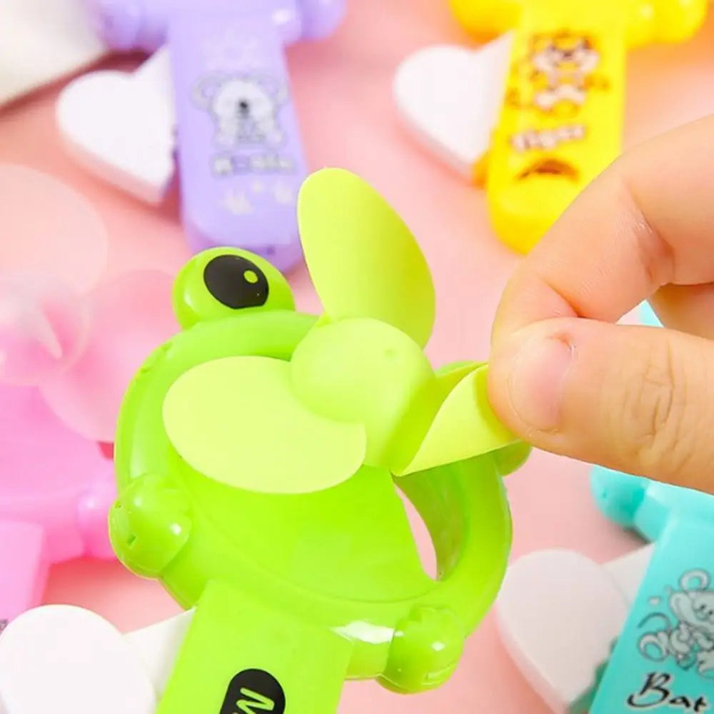10-Pack Mini Cartoon Hand Fan – Party Favors & Birthday Gifts