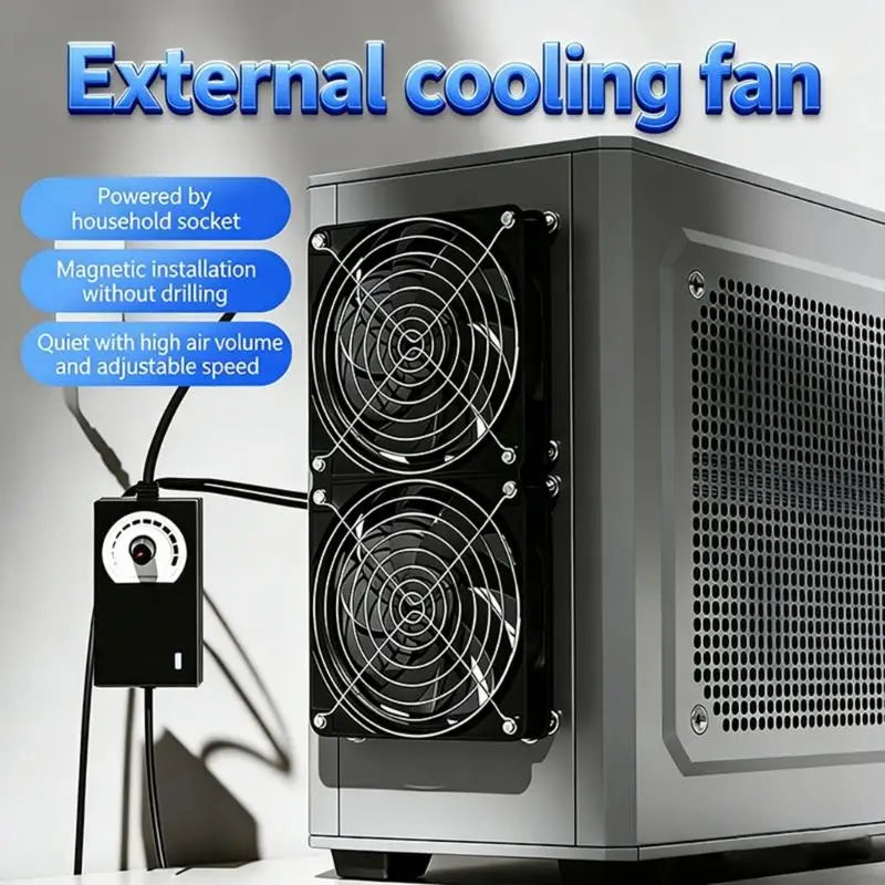 120mm PC Case Fan | Adjustable Speed, 2800 RPM, 100–240V