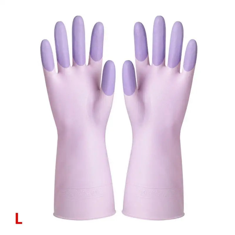 Silicone Dishwashing Gloves – Anti-Slip, Long & Reusable
