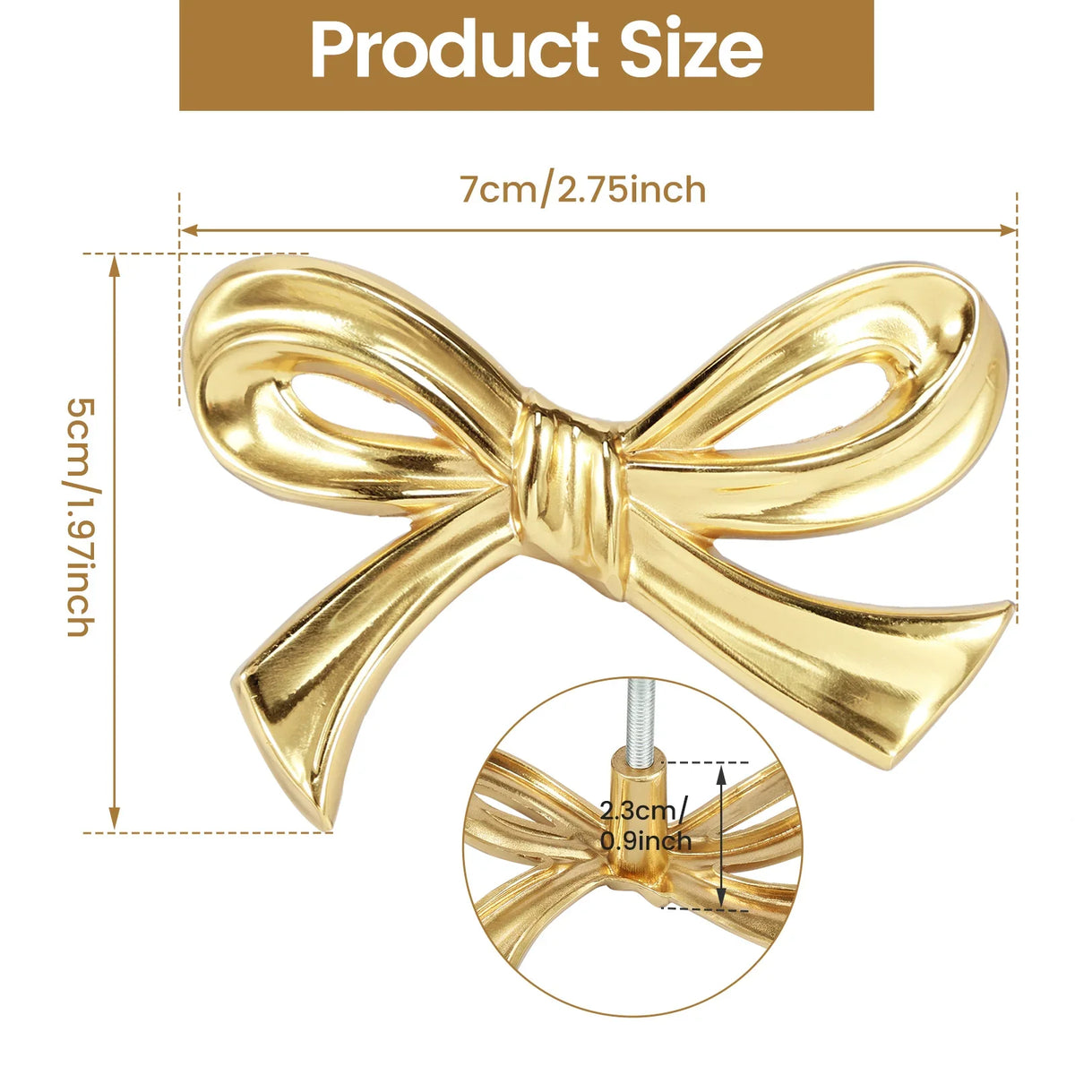 Brass Vintage Flower Cabinet Knobs | Set of 4 Drawer Pulls