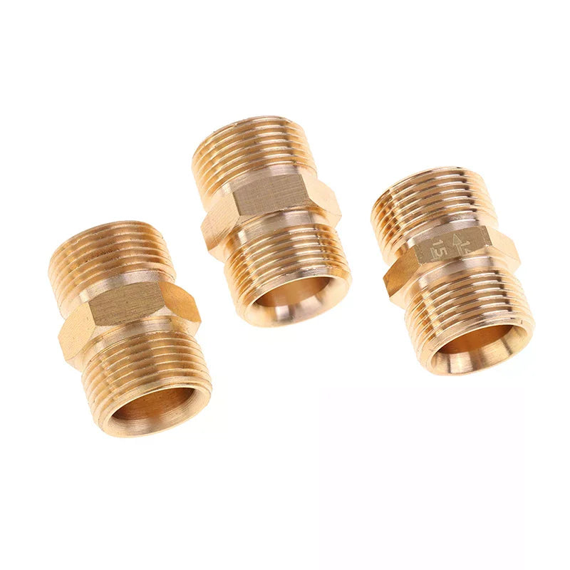 M22 Brass Hose Connector Adapter for Pressure Washers