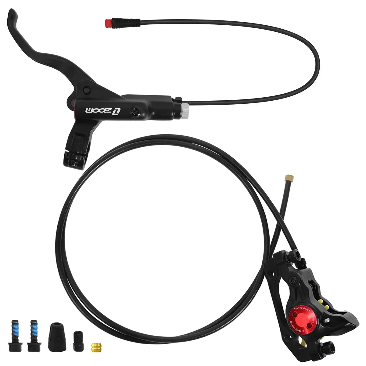 ZOOM 2-Piston Hydraulic Disc Brake Set MTB E-Bike 1100/1850mm