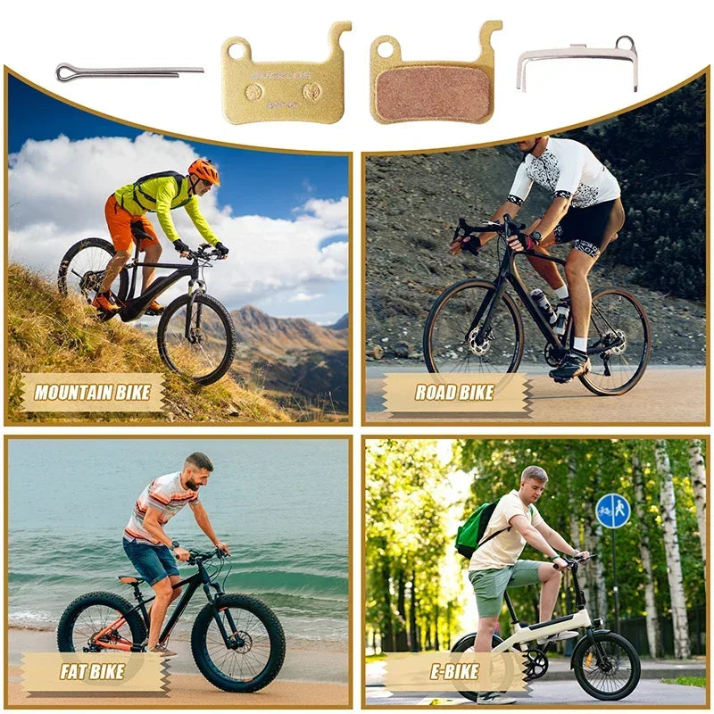 BUCKLOS MTB Copper-Based Disc Brake Pads for Shimano M975