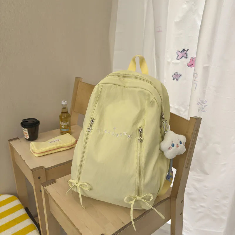 Korean Lightweight Waterproof Backpack for Women & Students