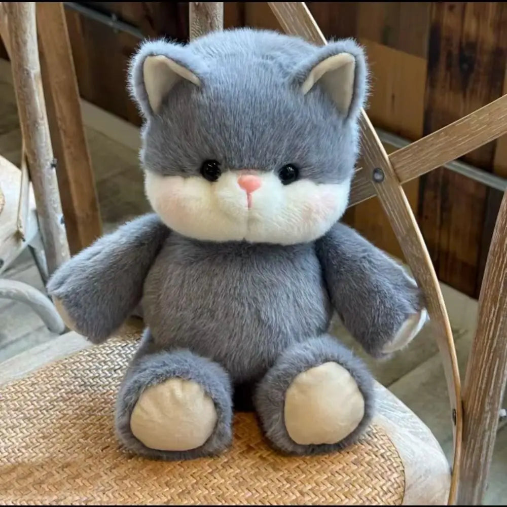 Soft Cat Stuffed Animal Plush Pillow – Cute 17.7" Cuddle Toy